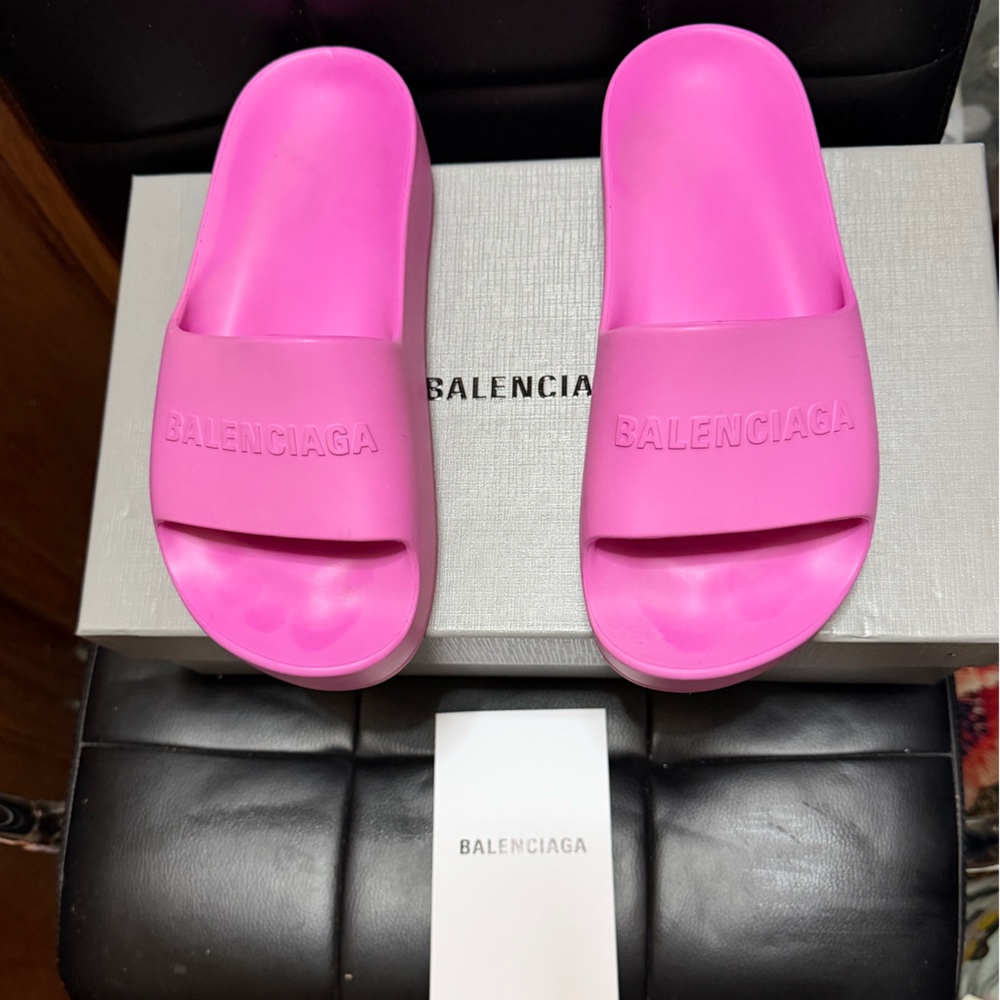 Balenciaga Chunky Slides Pink Size 38